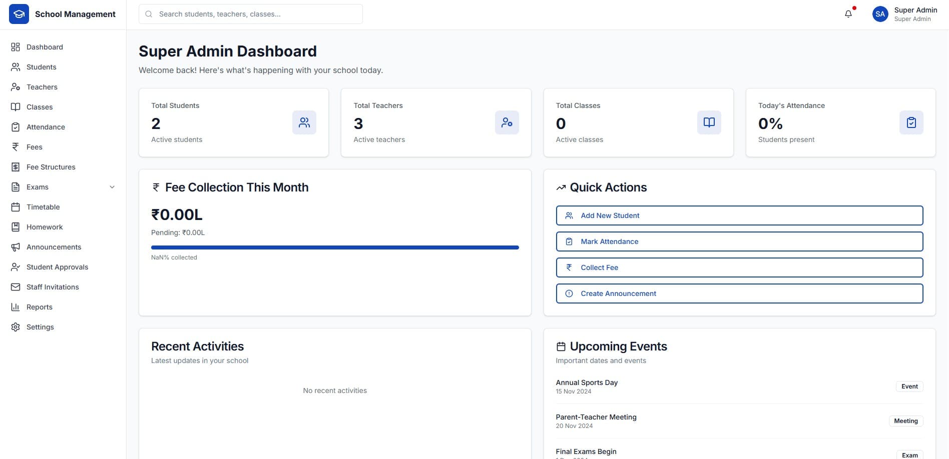 School Management System